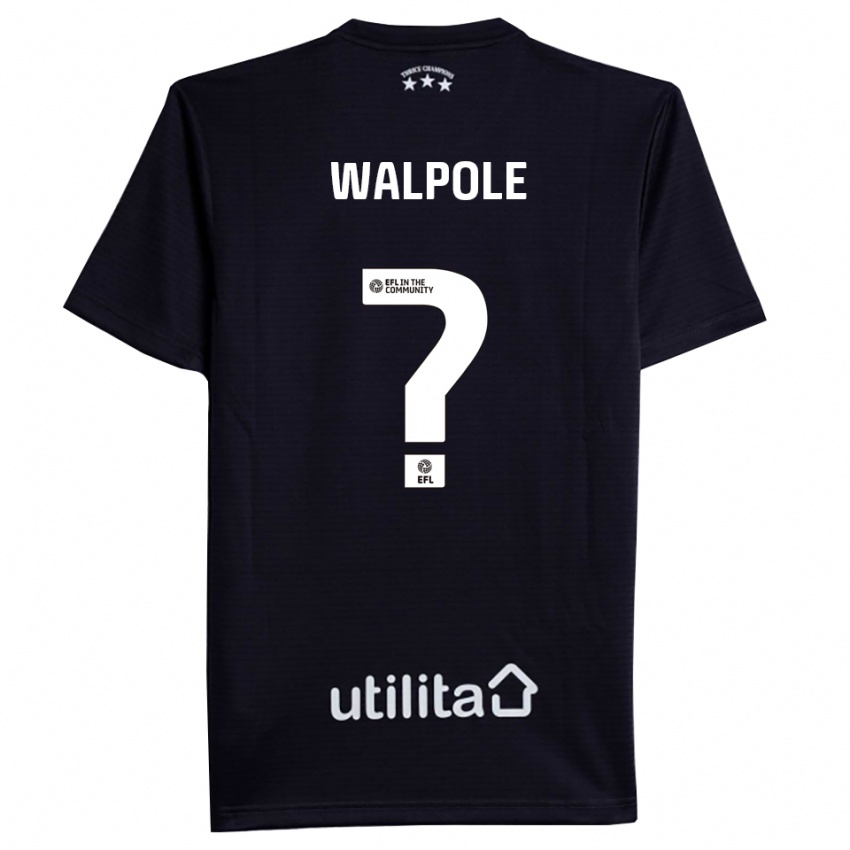 נשים אלכס וולפול #0 שחור לבן חולצת שוער 2025/26 חולצה קצרה