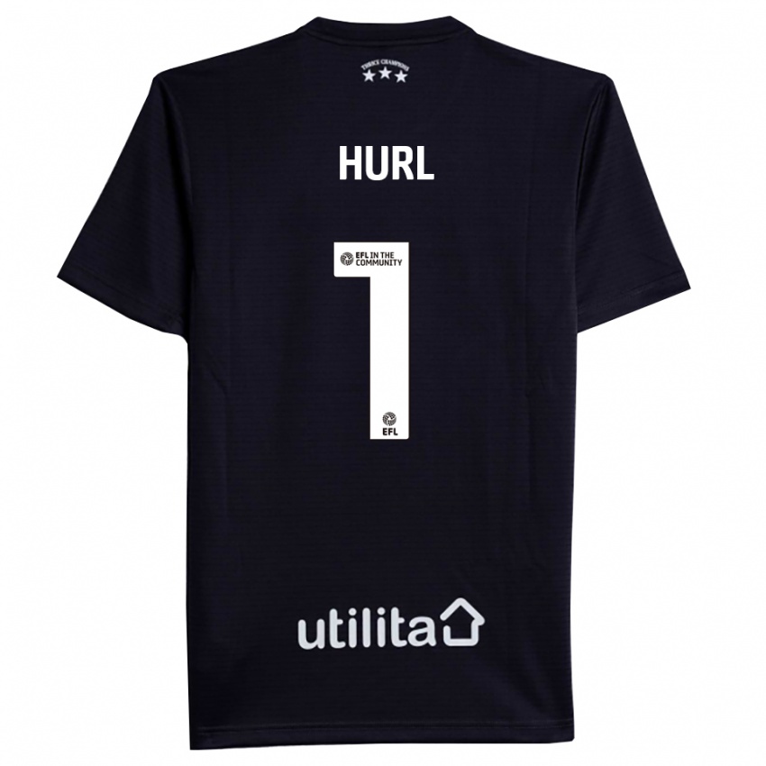 נשים פרנסיס הורל #1 שחור לבן חולצת שוער 2025/26 חולצה קצרה