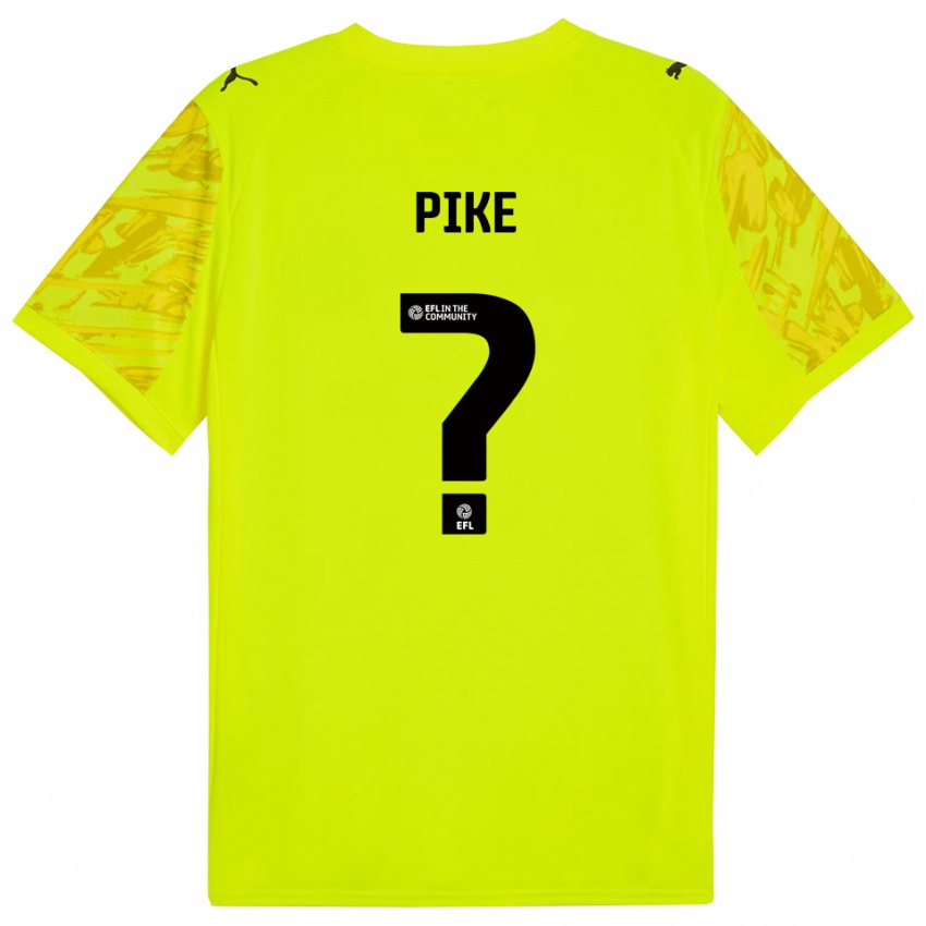 נשים Ethan Pike #0 ירוק פלורסנט חולצת שוער 2025/26 חולצה קצרה