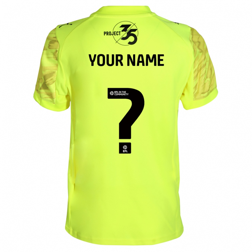 נשים פלימות' ארגייל שחור ירוק פלורסנט חולצת שוער 2025/26 חולצה קצרה