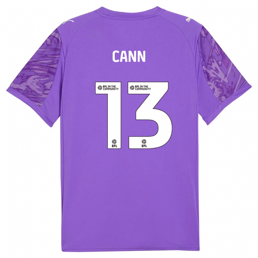 נשים טד קאן #13 סגול לבן חולצת שוער 2025/26 חולצה קצרה