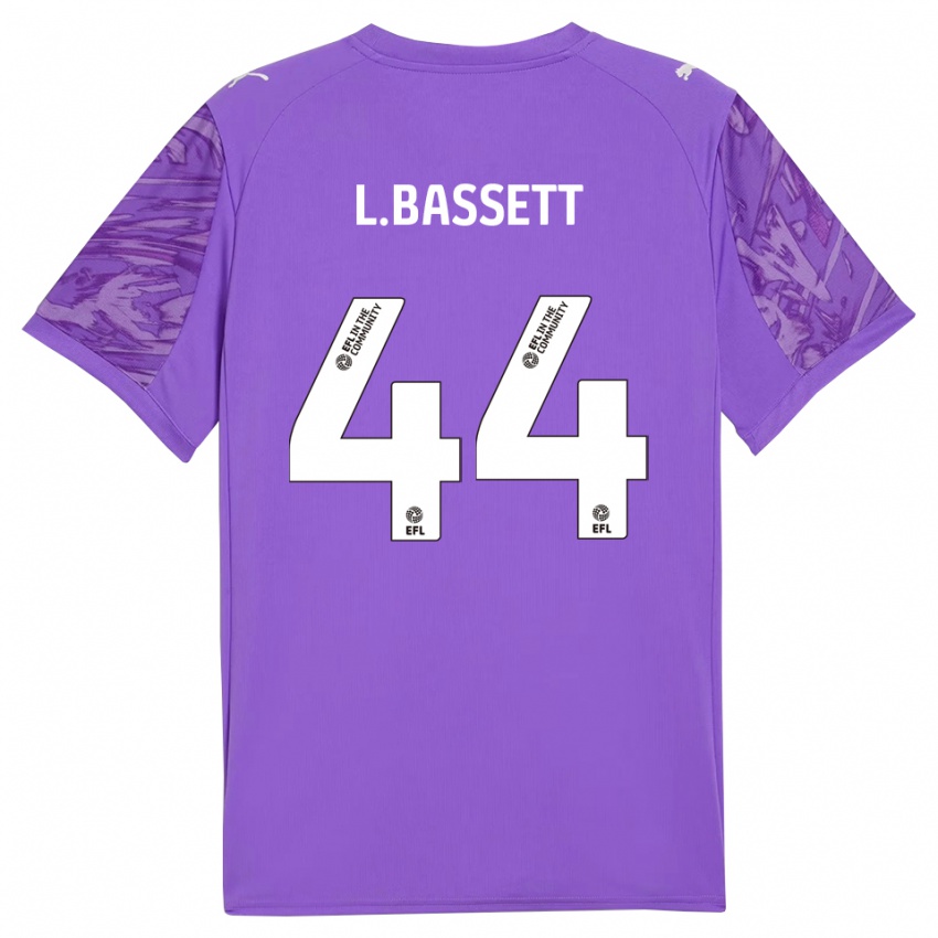 נשים Louis Bassett #44 סגול לבן חולצת שוער 2025/26 חולצה קצרה