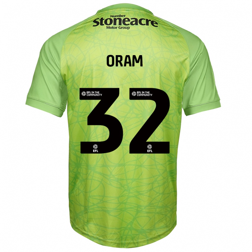 נשים ג׳ייק אנתוני אורם #32 ירוק בהיר חולצת שוער 2025/26 חולצה קצרה