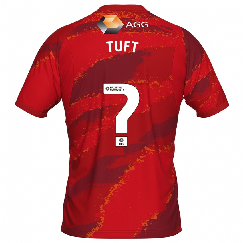 נשים Jacob Tuft #0 לבן אדום חולצת שוער 2025/26 חולצה קצרה