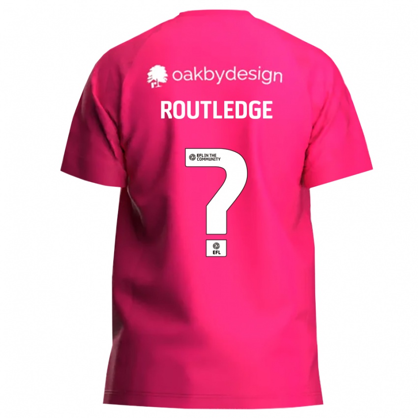 נשים Aimee Routledge #0 מג'נטה חולצת שוער 2025/26 חולצה קצרה