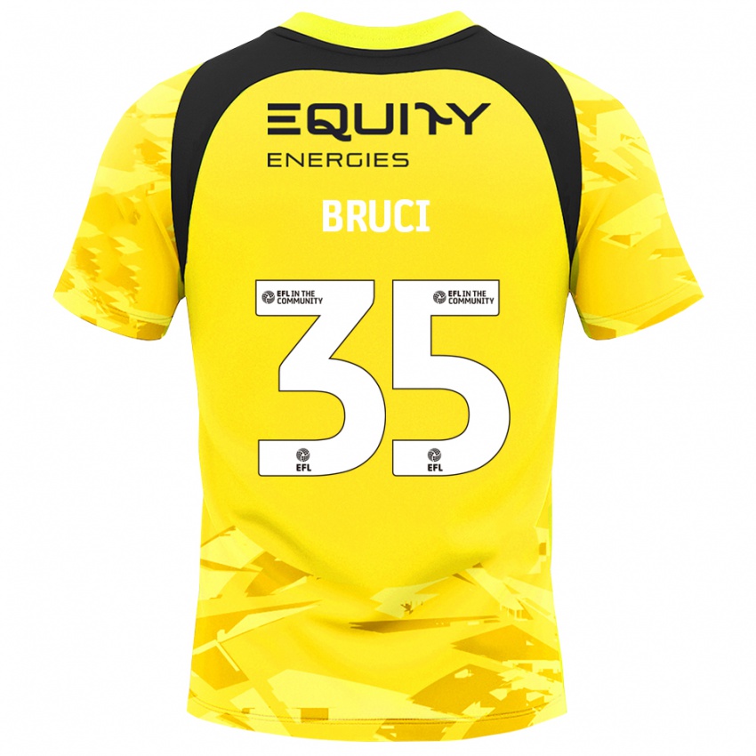 נשים Izabella Bruci #35 אפור צהוב בהיר חולצת שוער 2025/26 חולצה קצרה