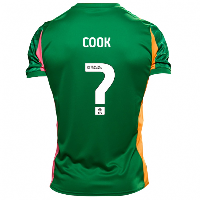 נשים Cook #0 כתום ירוק חולצת שוער 2025/26 חולצה קצרה