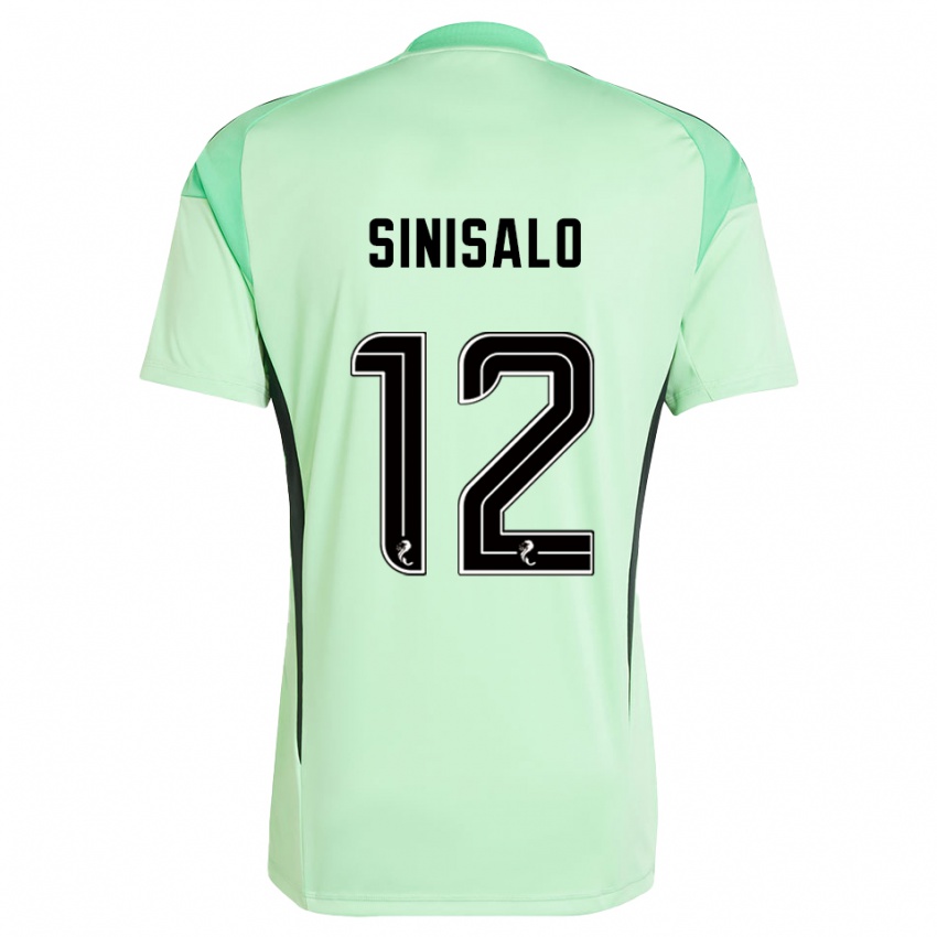 נשים ויליאמי סיניסאלו #12 שחור ירוק בהיר חולצת שוער 2025/26 חולצה קצרה