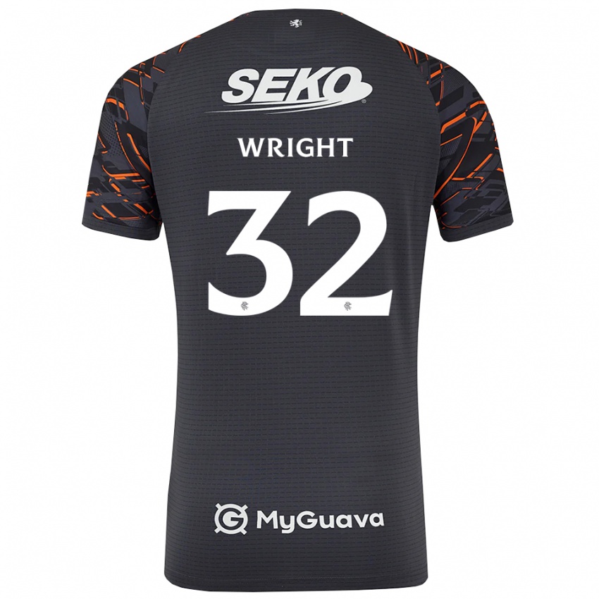 נשים קירן רייט #32 אפור כהה חולצת שוער 2025/26 חולצה קצרה