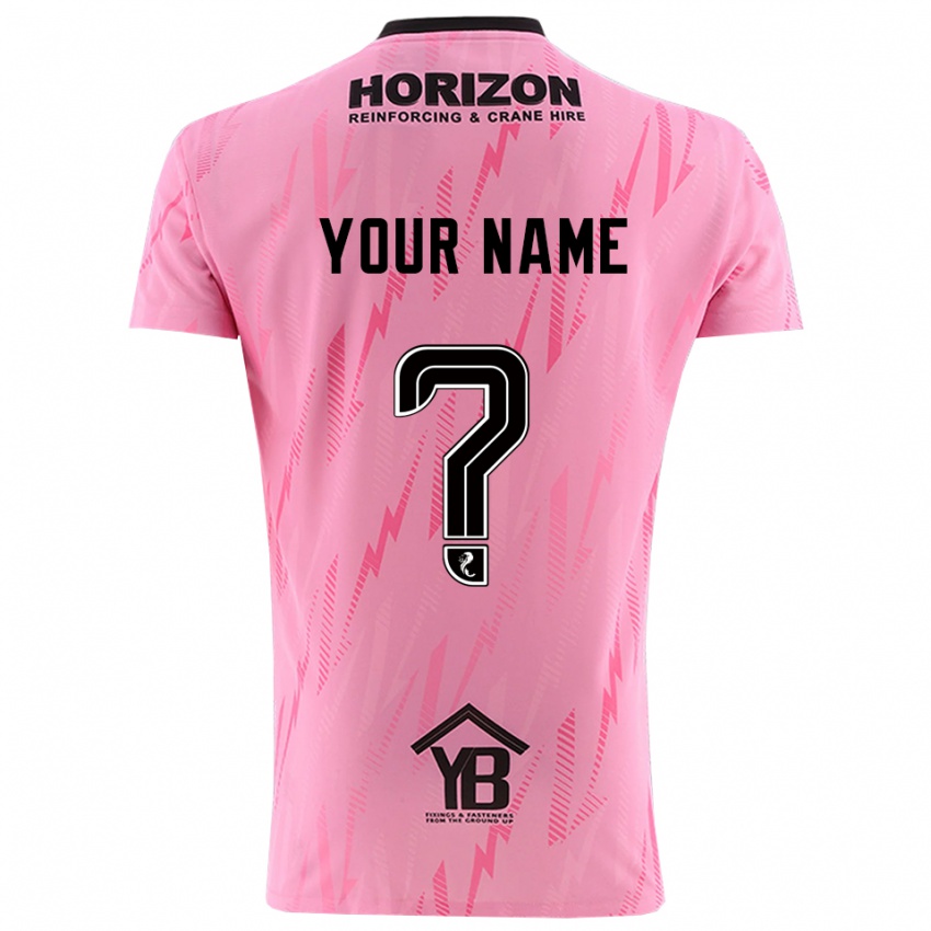 נשים פאלקירק שחור ורוד חולצת שוער 2025/26 חולצה קצרה