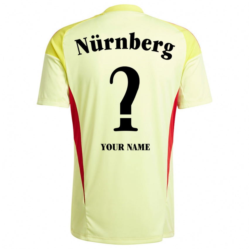 נשים נירנברג צהוב שחור חולצת שוער 2025/26 חולצה קצרה