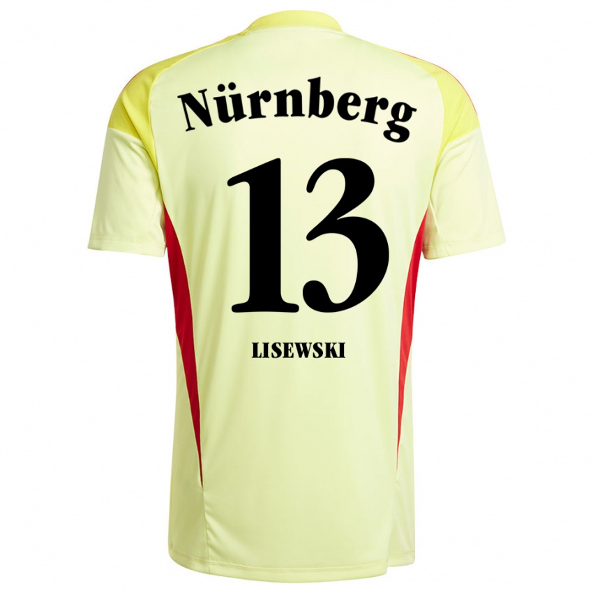 נשים רובין ליזבסקי #13 צהוב שחור חולצת שוער 2025/26 חולצה קצרה