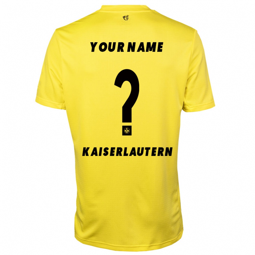 נשים פ.צ. קייזרסלאוטרן צהוב שחור חולצת שוער 2025/26 חולצה קצרה