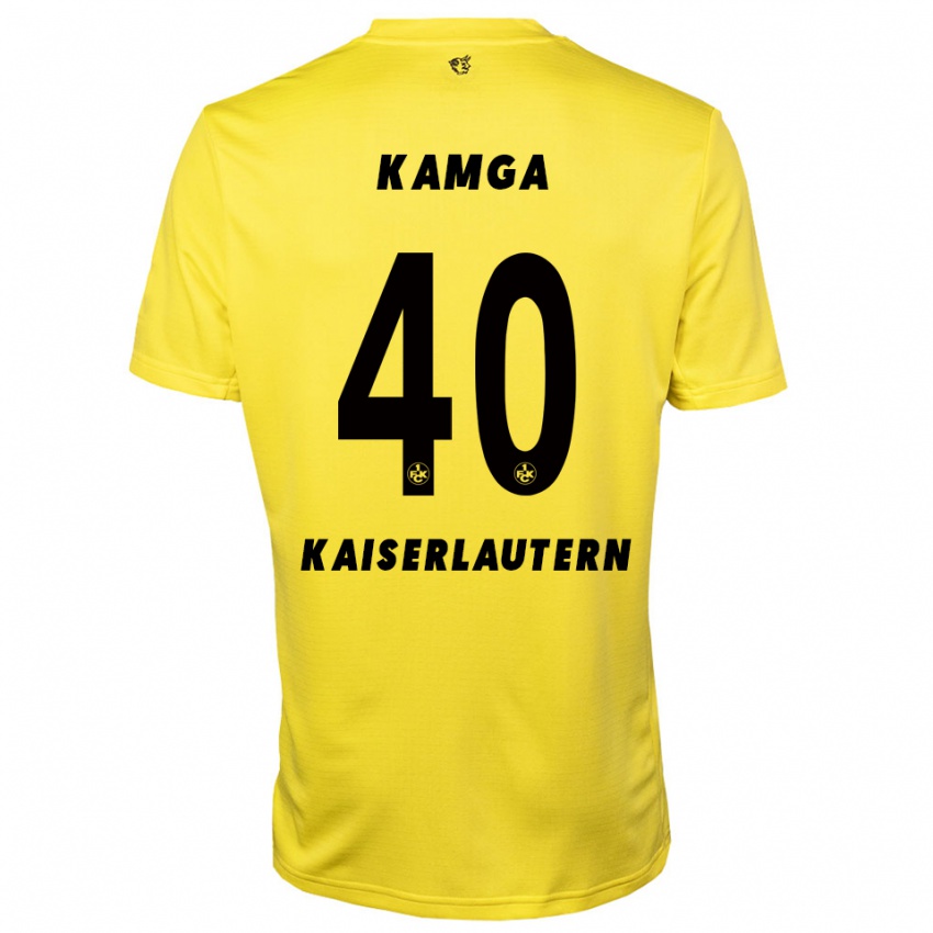 נשים אניס ואוקלן קאמגה #40 צהוב שחור חולצת שוער 2025/26 חולצה קצרה