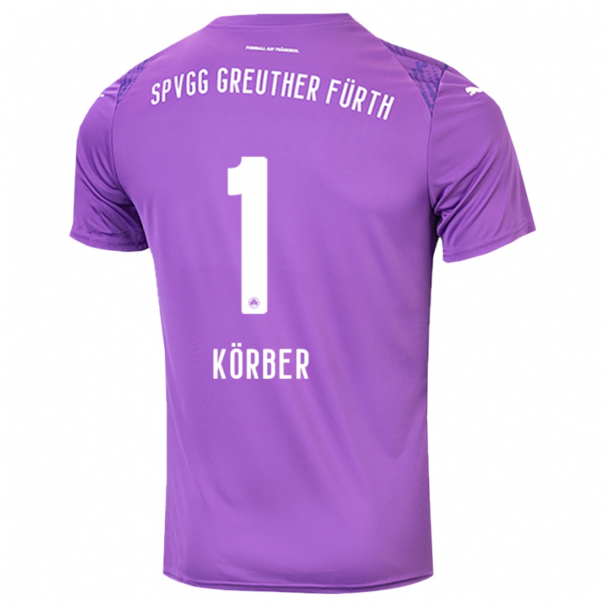 נשים נילס קורבר #1 סגול לבן חולצת שוער 2025/26 חולצה קצרה