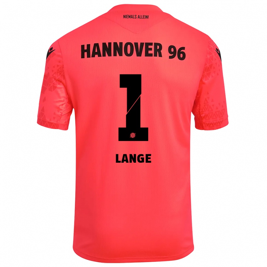 נשים Tom Lange #1 אדום שחור חולצת שוער 2025/26 חולצה קצרה