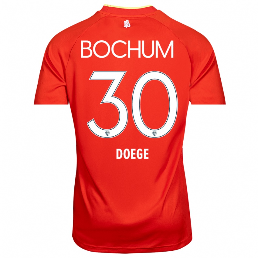 נשים לאוני אליזבת דויגה #30 אדום לבן חולצת שוער 2025/26 חולצה קצרה