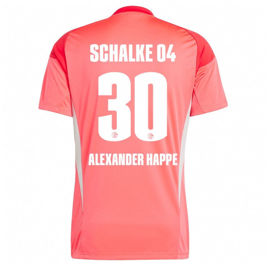 נשים לוקה אלכסנדר האפה #30 אדום אלמוג חולצת שוער 2025/26 חולצה קצרה