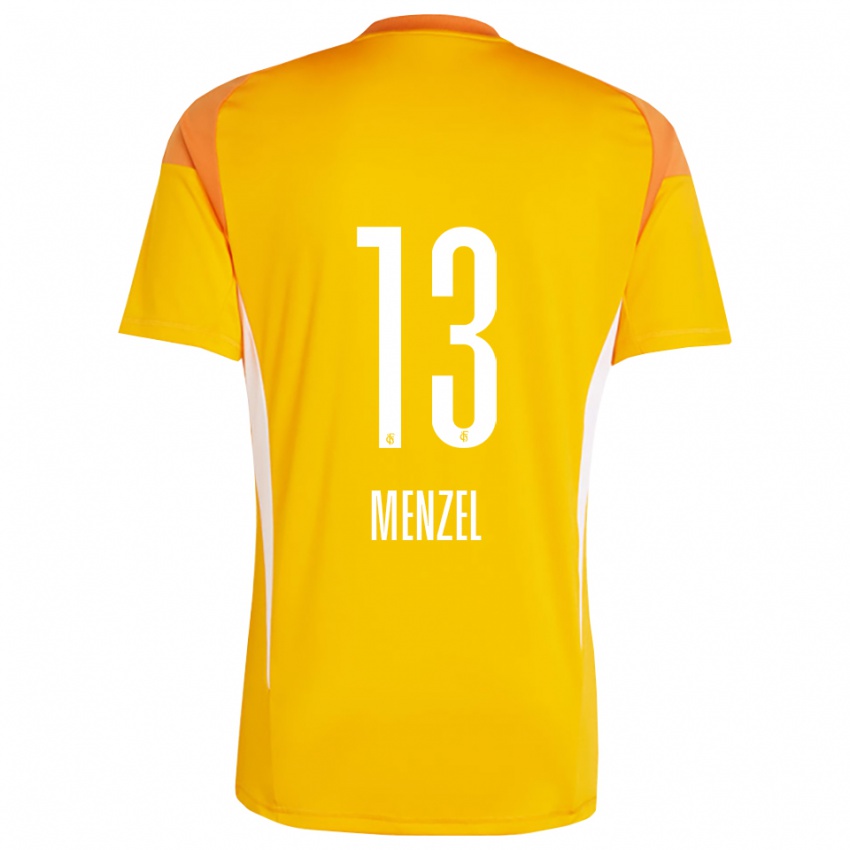 נשים פיליפ מנזל #13 צהוב כתום חולצת שוער 2025/26 חולצה קצרה