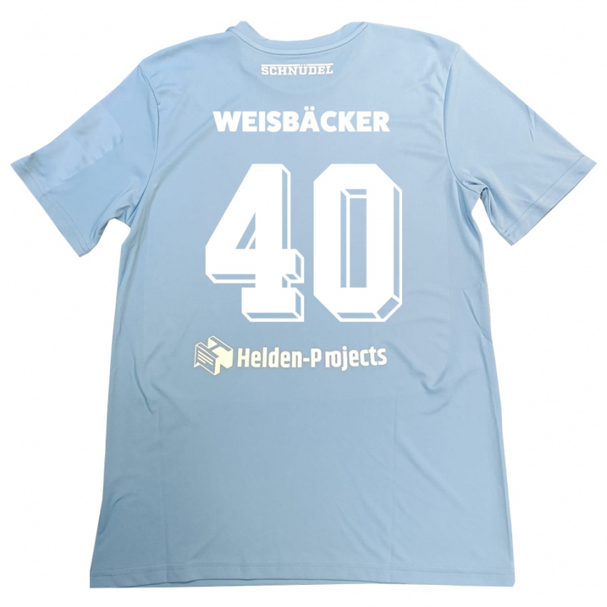 נשים מקסימיליאן וייסבקר #40 כחול-אפור חולצת שוער 2025/26 חולצה קצרה