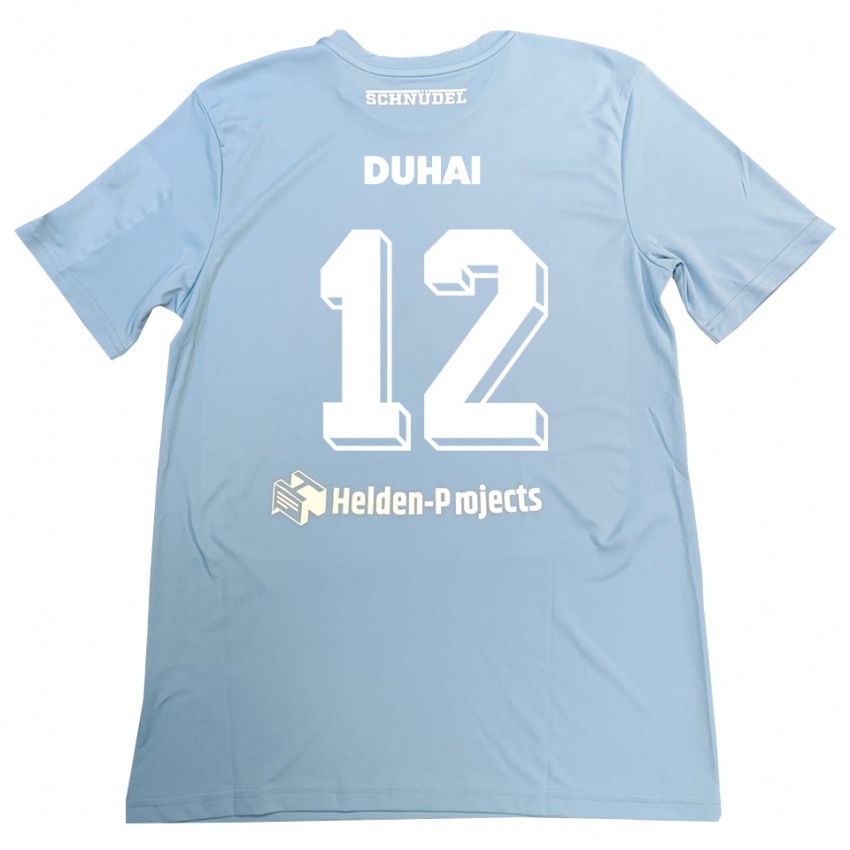 נשים קונסטנטין דוהאי #12 כחול-אפור חולצת שוער 2025/26 חולצה קצרה