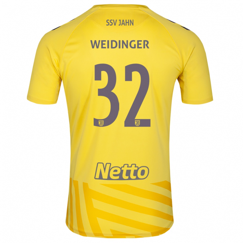 נשים אלכסנדר ויידינגר #32 אפור צהוב חולצת שוער 2025/26 חולצה קצרה