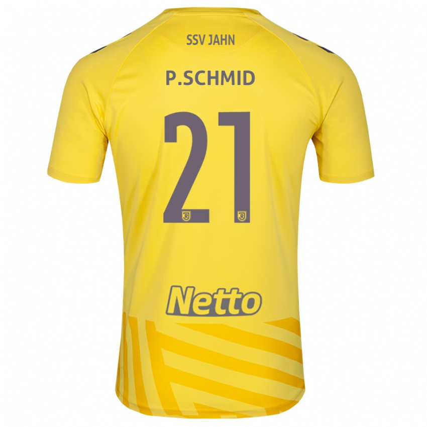 נשים Paul Schmid #21 אפור צהוב חולצת שוער 2025/26 חולצה קצרה