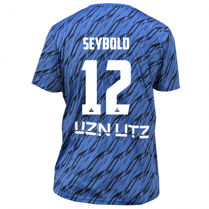 נשים מרווין סייבולד #12 כחול רויאל לבן חולצת שוער 2025/26 חולצה קצרה