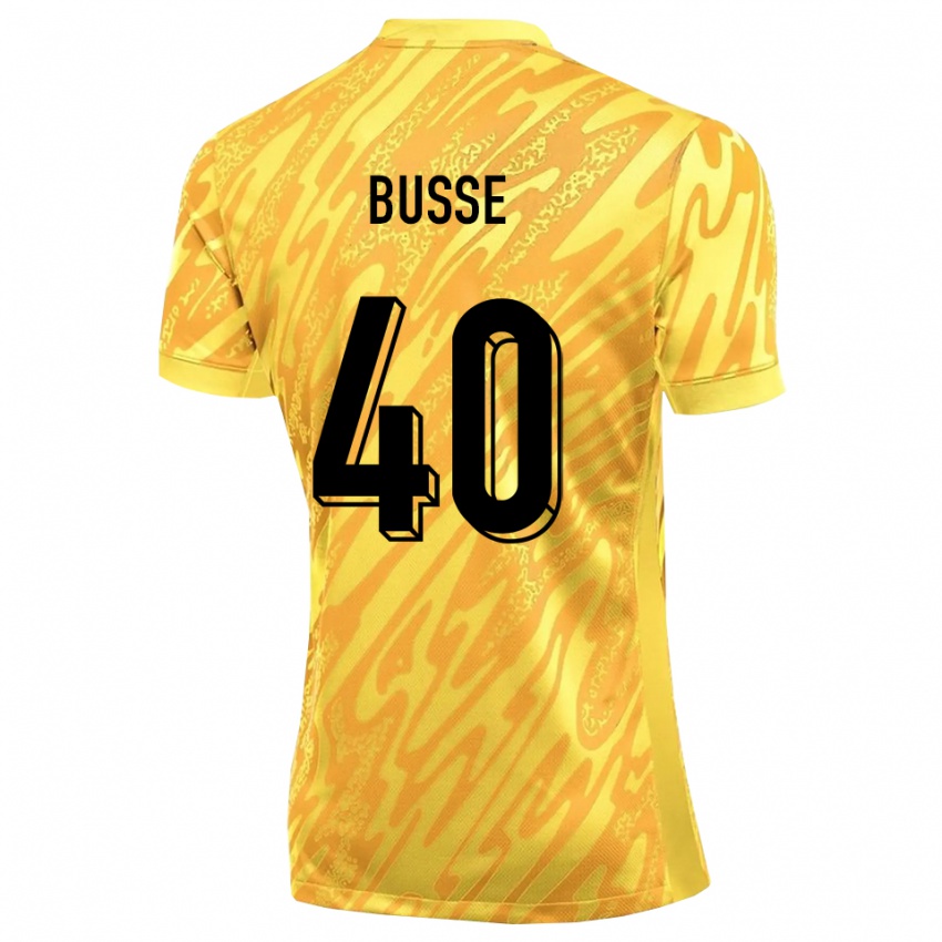 נשים ג׳ונה בוסה #40 צהוב כתום חולצת שוער 2025/26 חולצה קצרה