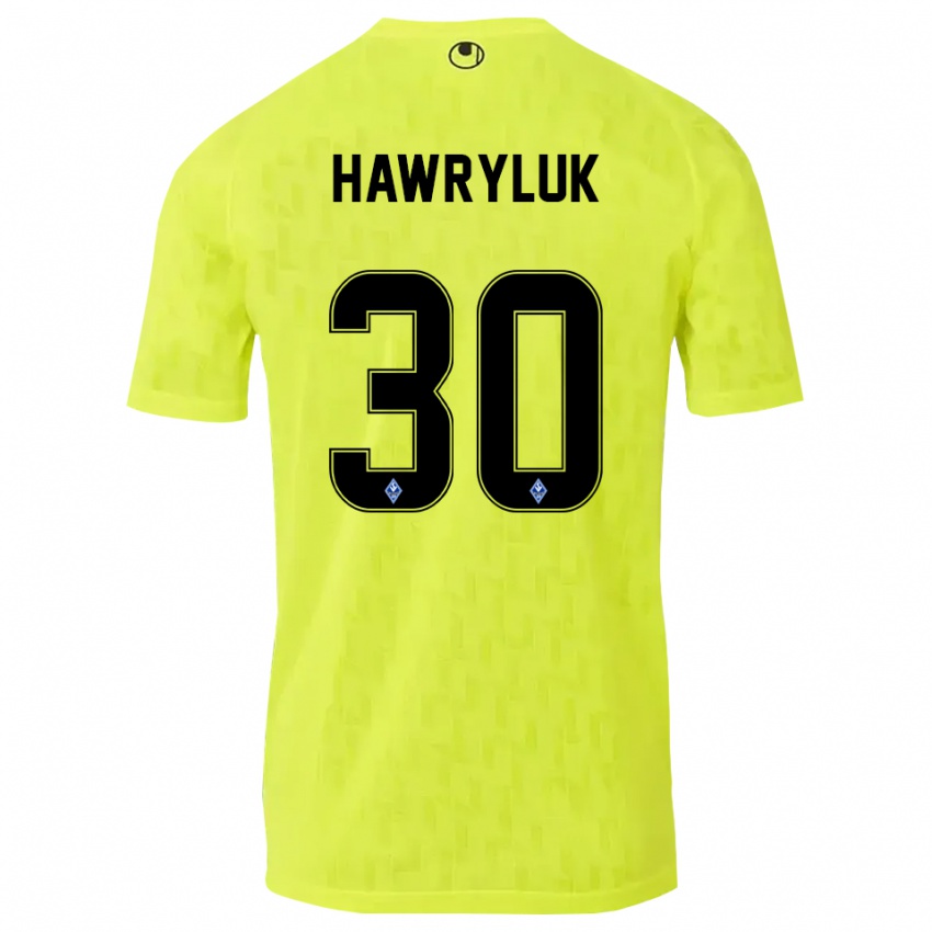 נשים לוסיאן הורילוק #30 צהוב שחור חולצת שוער 2025/26 חולצה קצרה