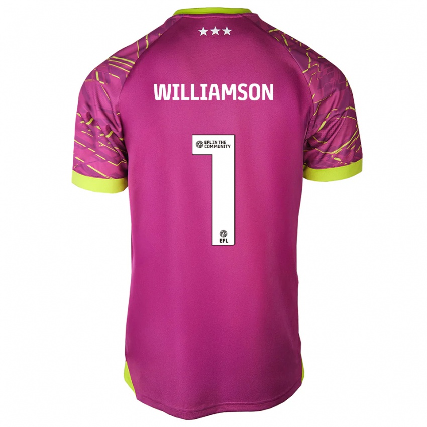 נשים וודי וויליאמסון #1 אדום עז חולצת שוער 2025/26 חולצה קצרה