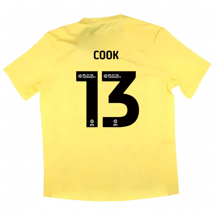 נשים רובי קוק #13 שחור צהוב חולצת שוער 2025/26 חולצה קצרה