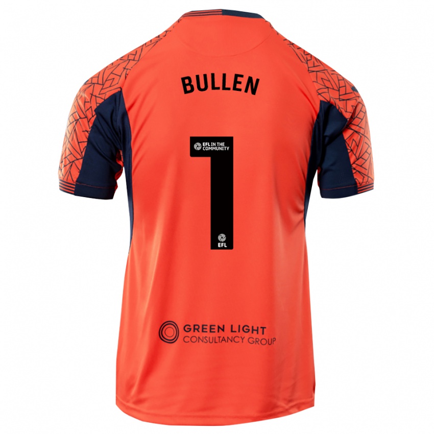 נשים Henry Bullen #1 שחור כתום חולצת שוער 2025/26 חולצה קצרה