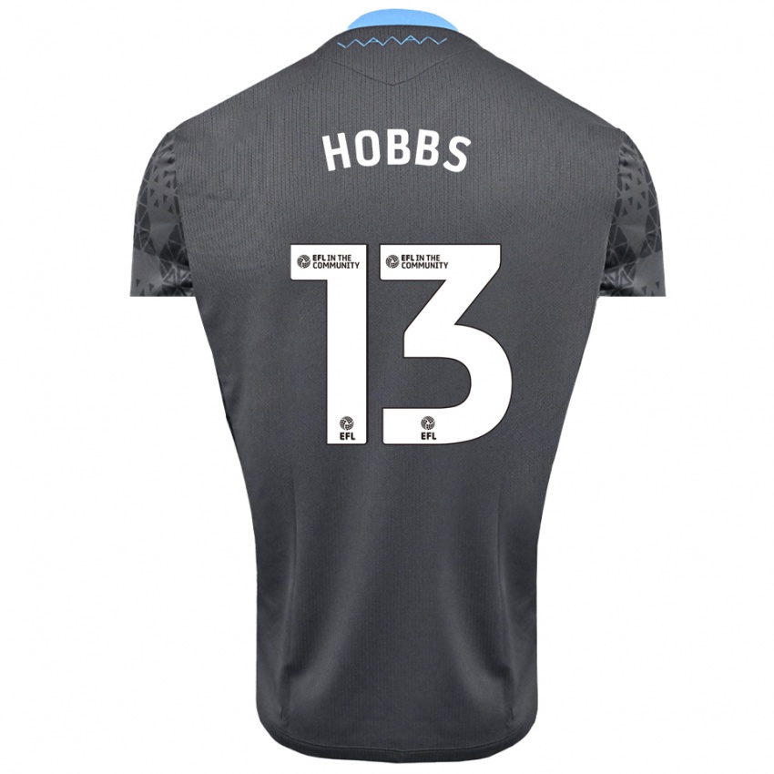 נשים Charlie Hobbs #13 אפור לבן חולצת שוער 2025/26 חולצה קצרה