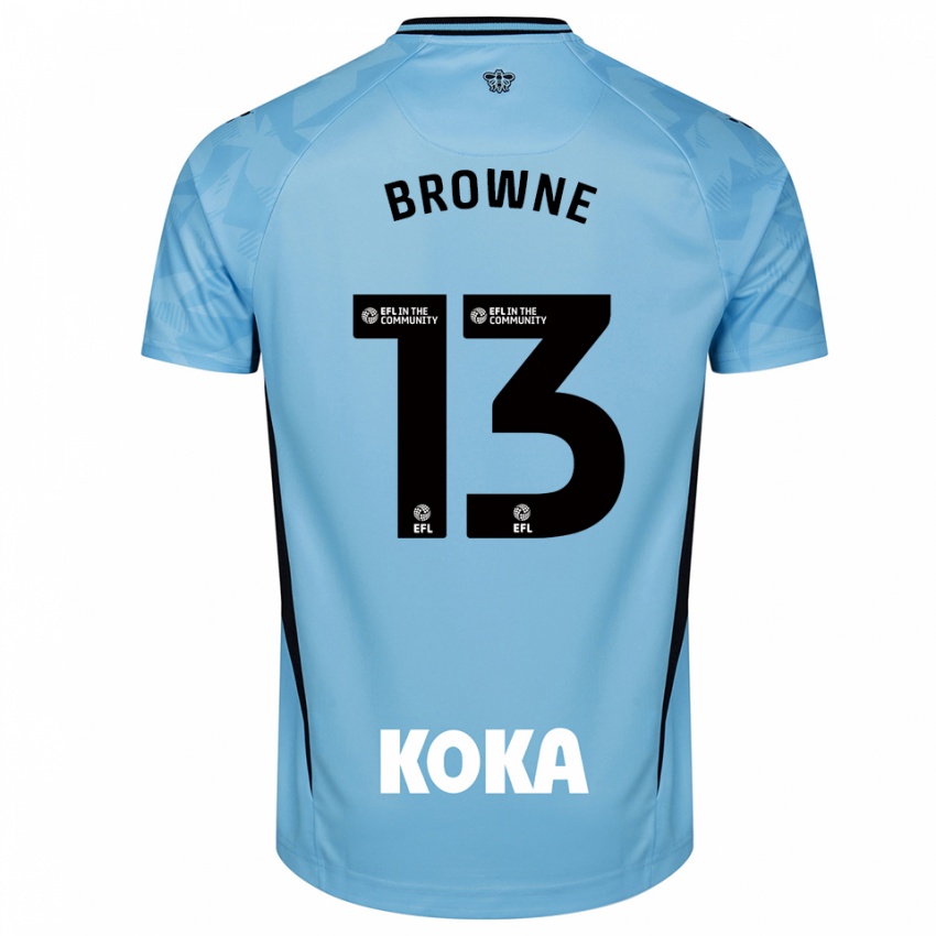 נשים Roraigh Browne #13 כחול שמיים בהיר חולצת שוער 2025/26 חולצה קצרה