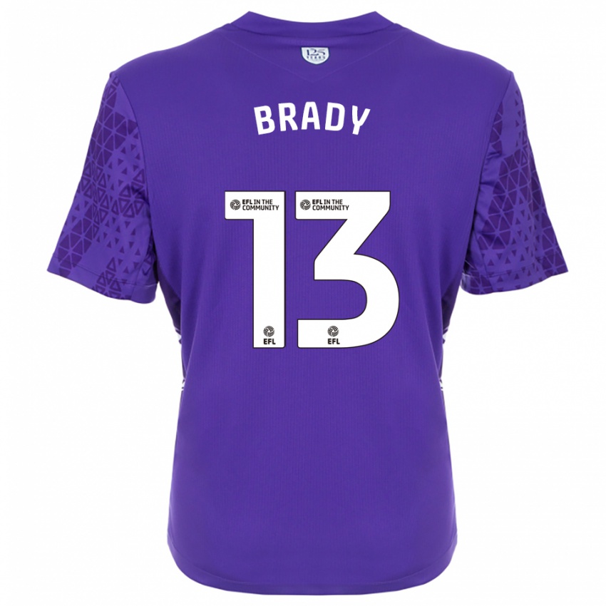 נשים לואי בריידי #13 סגול לבן חולצת שוער 2025/26 חולצה קצרה