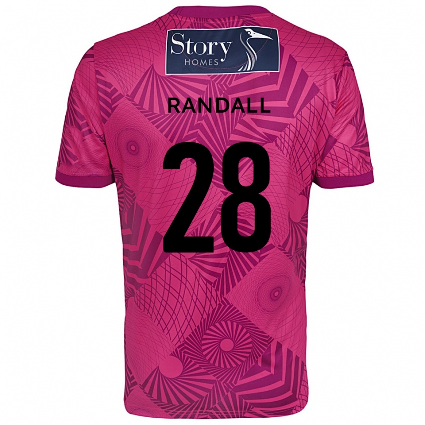 נשים Thomas Randall #28 סגול מגנטה חולצת שוער 2025/26 חולצה קצרה