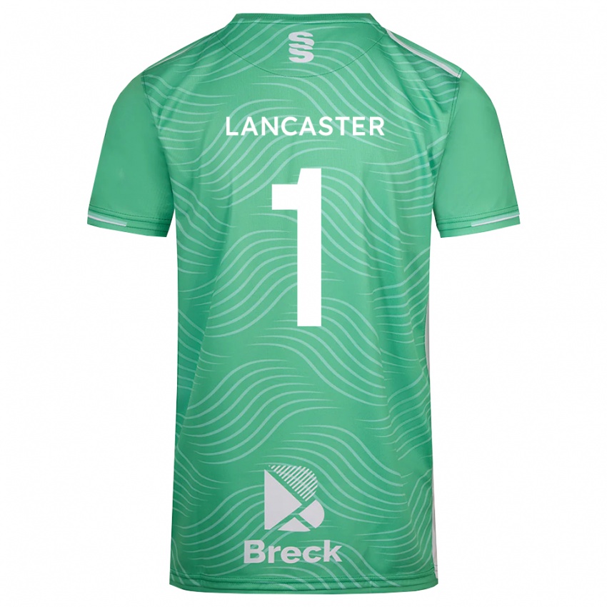 נשים Aaron Lancaster #1 טורקיז בינוני חולצת שוער 2025/26 חולצה קצרה