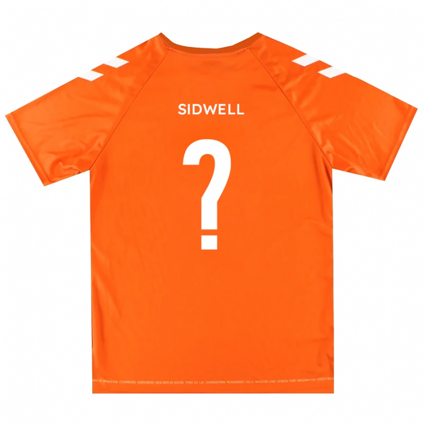 נשים Rebecca Sidwell #0 לבן כתום חולצת שוער 2025/26 חולצה קצרה