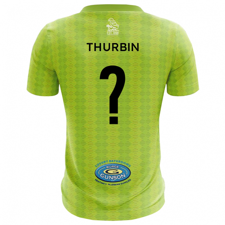 נשים Johnny Thurbin #0 ירוק דשא חולצת שוער 2025/26 חולצה קצרה