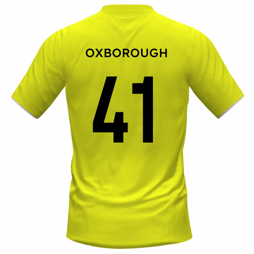 נשים איוואן אוקסבורו #41 שחור צהוב חולצת שוער 2025/26 חולצה קצרה