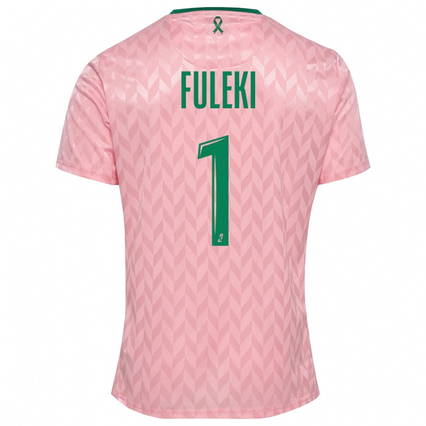 נשים רפאל פולקי #1 ירוק ורוד חולצת שוער 2025/26 חולצה קצרה