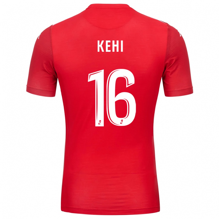 נשים מארק אוליבייר קהי #16 לבן אדום חולצת שוער 2025/26 חולצה קצרה