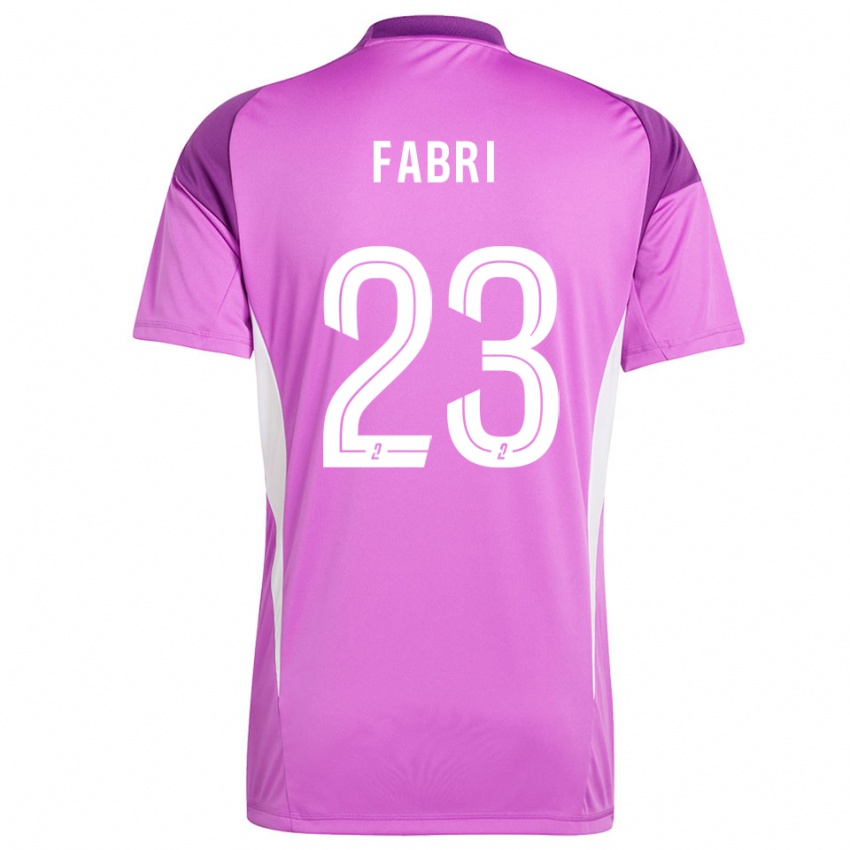 נשים ג׳וליאן פברי #23 לבנדר חולצת שוער 2025/26 חולצה קצרה