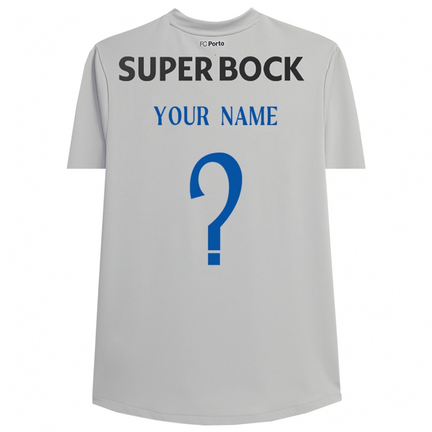 נשים פורטו אפור בהיר שחור חולצת שוער 2025/26 חולצה קצרה