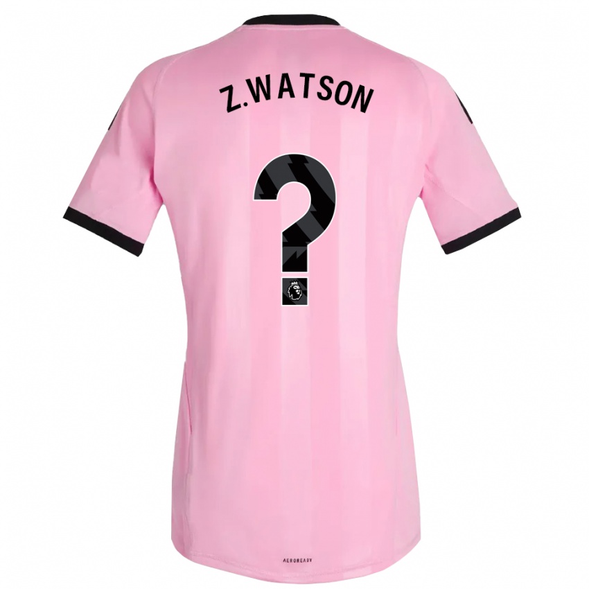 נשים Zac Watson #0 ורוד שחור חולצת שוער 2025/26 חולצה קצרה