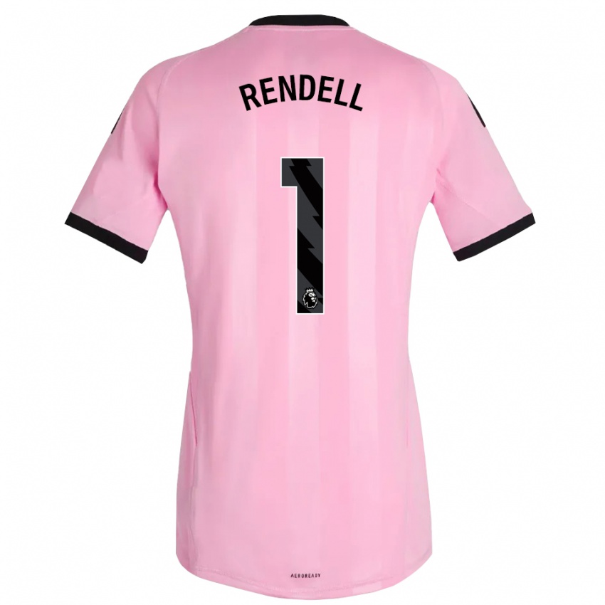 נשים קיילה רנדל #1 ורוד שחור חולצת שוער 2025/26 חולצה קצרה