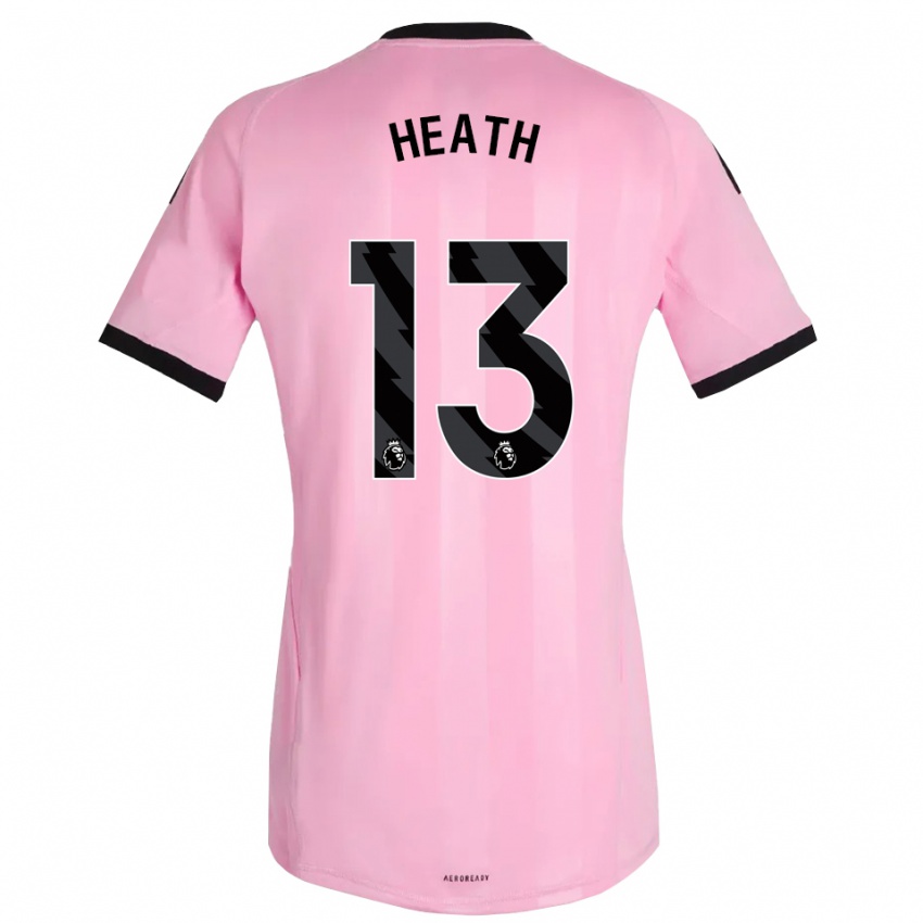 נשים Fred Heath #13 ורוד שחור חולצת שוער 2025/26 חולצה קצרה