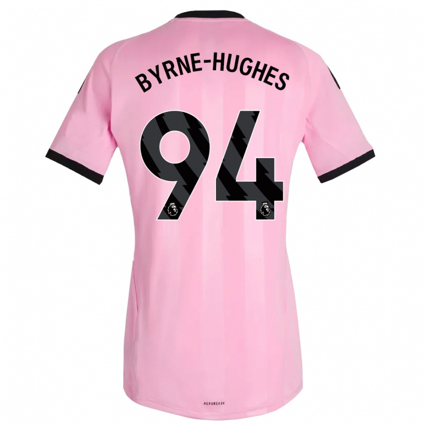 נשים קמרון ביירן-יוז #94 ורוד שחור חולצת שוער 2025/26 חולצה קצרה