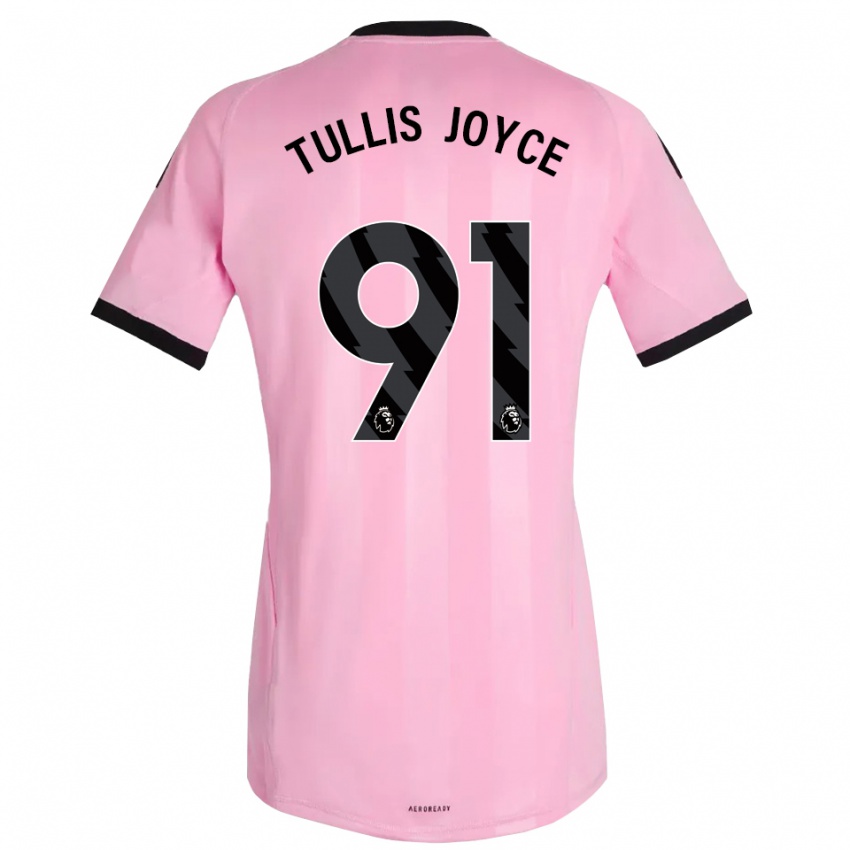 נשים פאלון טוליס-ג'ויס #91 ורוד שחור חולצת שוער 2025/26 חולצה קצרה